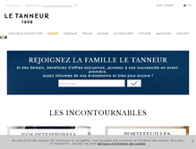 Tablet Screenshot of letanneur.com